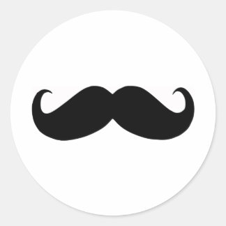 Hipster Moustache Sticker