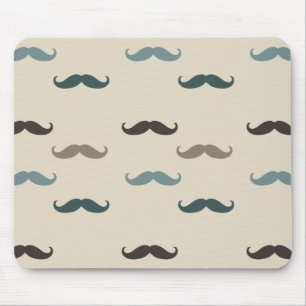 Hipster Moustaches Mouse Mat