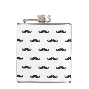 Hipster pattern hip flask