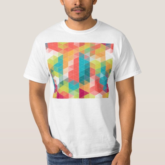 Hipster Pattern T-Shirt (Front)