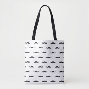 Hipster pattern tote bag