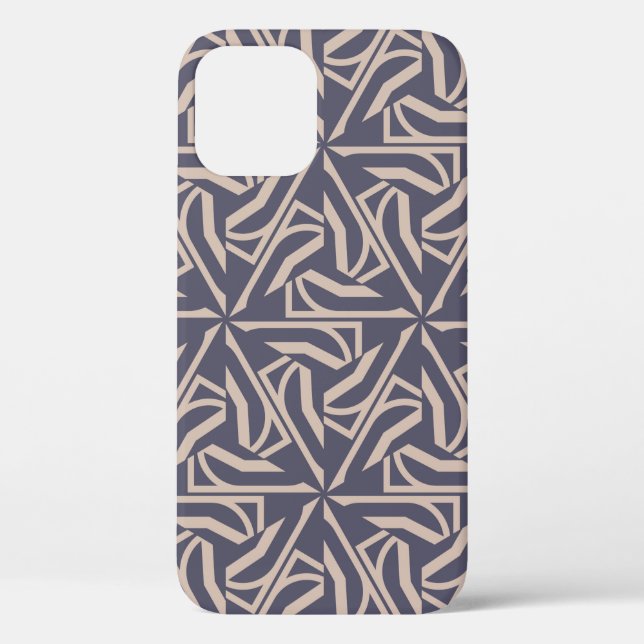 Hipster pattern with polygonal elements. Triangles Case-Mate iPhone Case (Back)