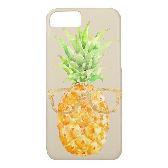 Hipster Pineapple Case-Mate iPhone Case (Back)