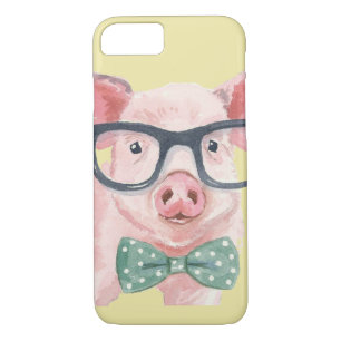 Hipster Pink Pig iPhone 8/7 Case