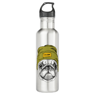 Hipster Pug   It's Cool 710 Ml Water Bottle