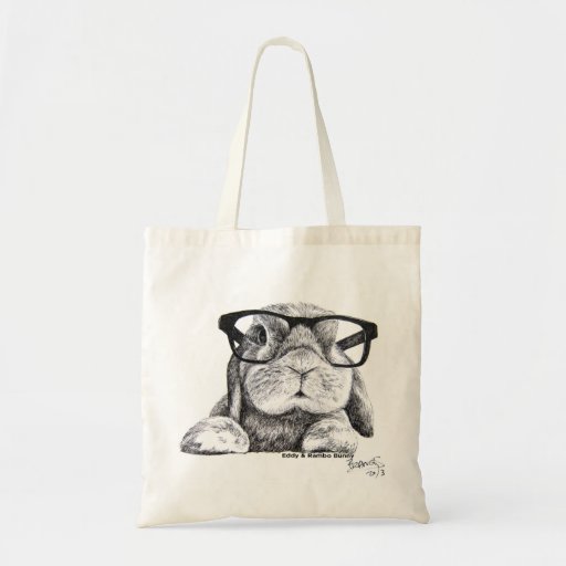 Image of Hipster Rambo Bunny Tote