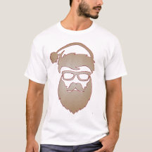 Hipster Santa Cutout