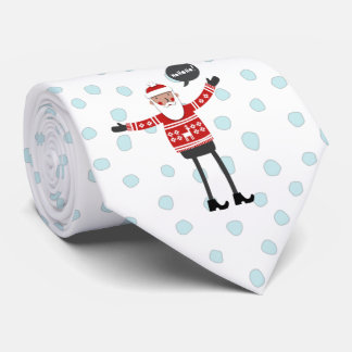 Hipster Santa Tie