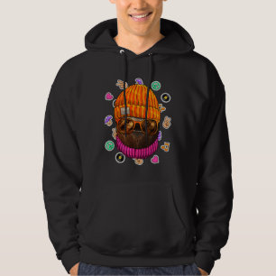 Hipster Sloth Geek Nerd Glasses Animal Love Peace Hoodie
