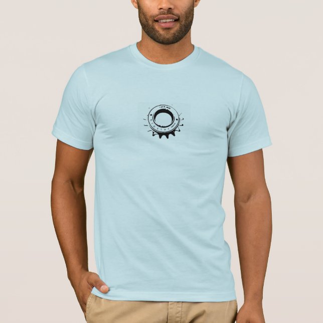 Hipster Sprocket T-Shirt (Front)