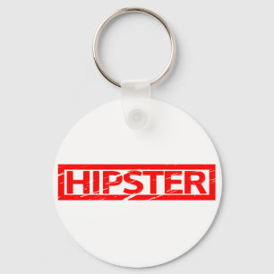 Hipster Stamp Key Ring