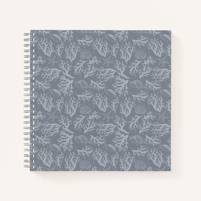 Hipster Style Coral Reef Notebook (Front)
