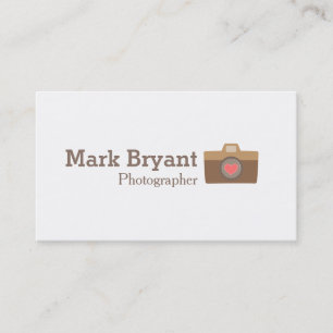 Hipster, Stylish, Camera, Wedding Photographer Business Card