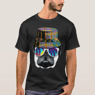 Hipster summer pug T-Shirt