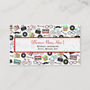 Hipster Themed Business Card