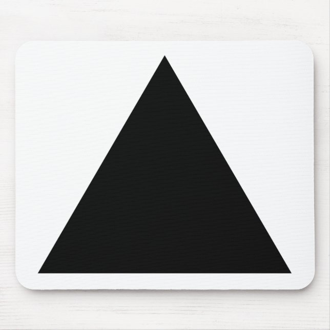 hipster triangle mouse mat (Front)