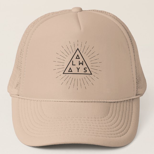 Hipster Trucker Hat "ALWAYS" (Front)