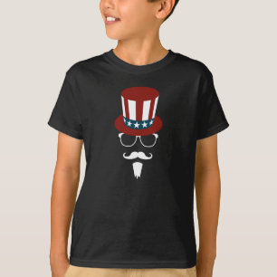 Hipster Uncle Sam T-Shirt