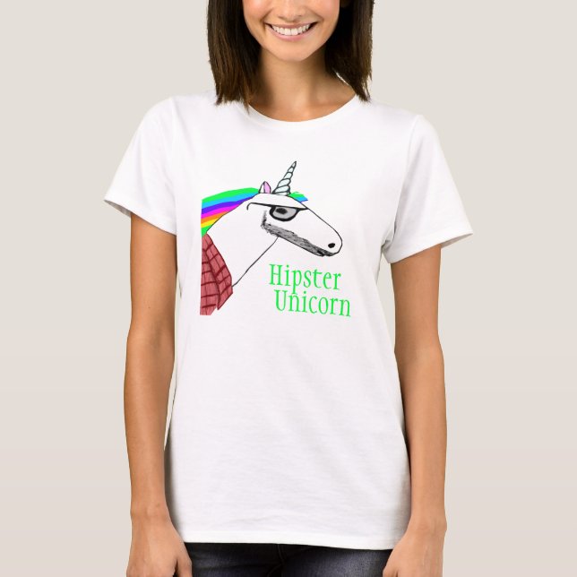 Hipster Unicorn Shirt (Front)