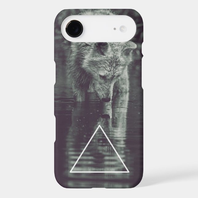 hipster wolf Case-Mate iPhone case (Back)