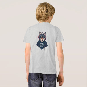 Hipster Wolf Collection T-Shirt Tri-Blend Shirt