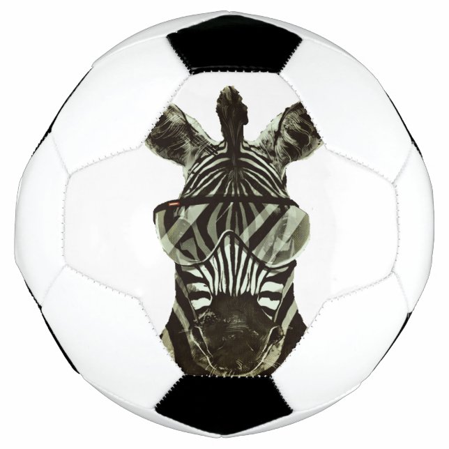Hipster Zebra Football (Front)