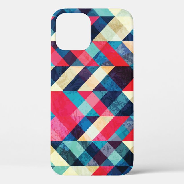 Hipster zigzag: grunge seamless pattern. Case-Mate iPhone case (Back)