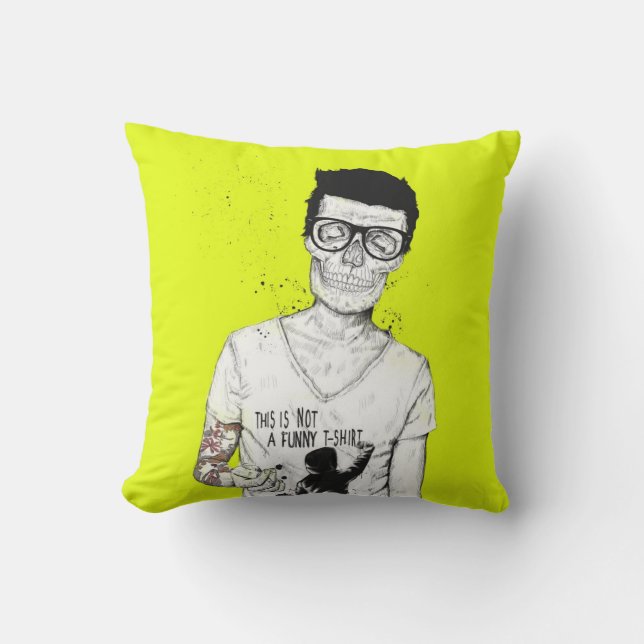 hipsters not dead cushion (Front)