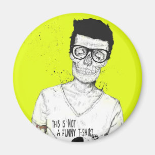 hipsters not dead magnet