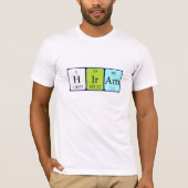 Hiram periodic table name shirt (Front)