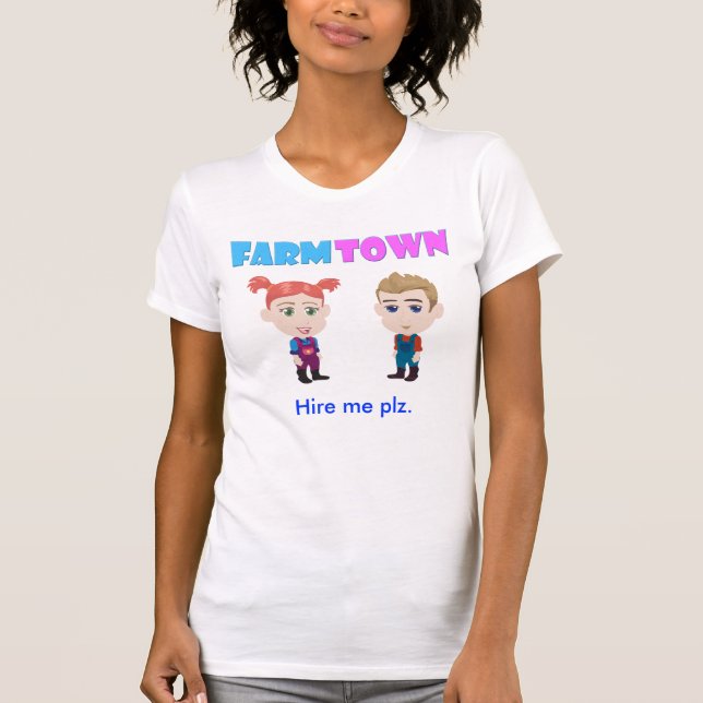 Hire me plz. T-Shirt (Front)