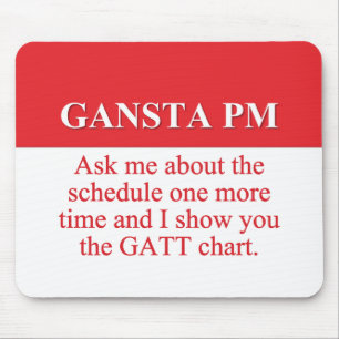 Hiring Gangsters in Project Management (2) Mouse Mat