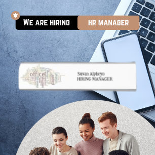 Hiring Manager Desk Nameplate