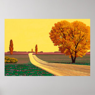 hiroshi nagai art paintings poster