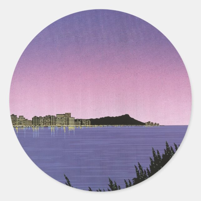 Hiroshi Nagai Classic Round Sticker (Front)