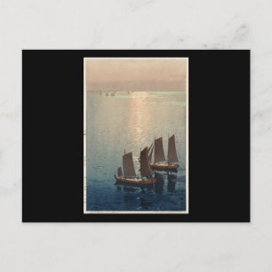 Hiroshi Yoshida Hikaru umi Postcard