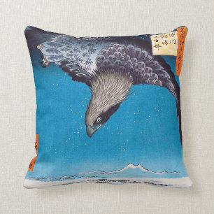 Hiroshige Eagle Pillow
