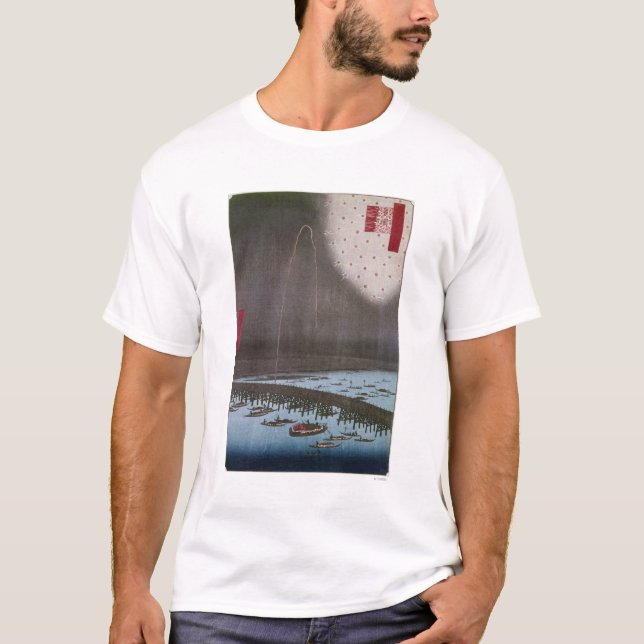 Hiroshige: Edo View, 1858 T-Shirt (Front)