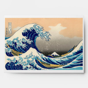 Hiroshige The Great Wave Off Kanagawa Envelope