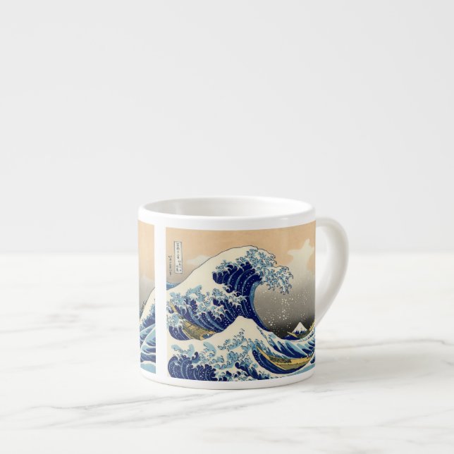 Hiroshige The Great Wave Off Kanagawa Espresso Cup (Front Right)