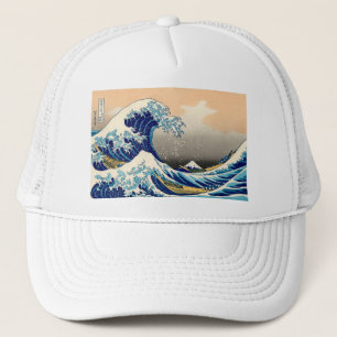 Hiroshige The Great Wave Off Kanagawa Trucker Hat