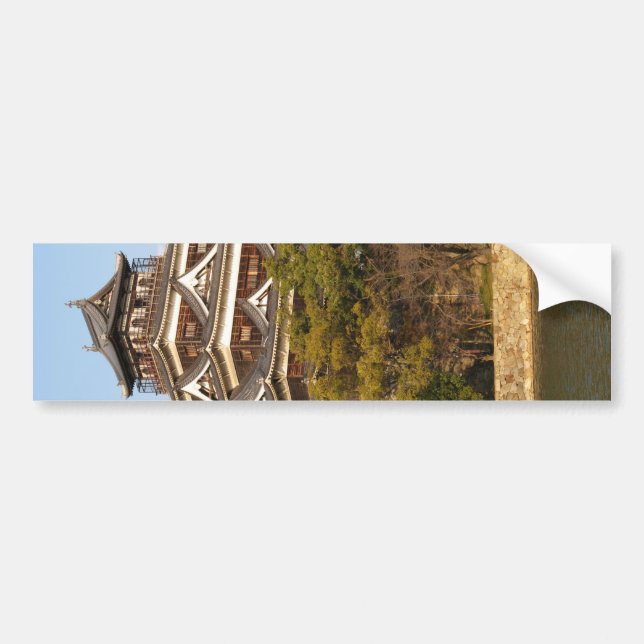 Hiroshima Castle 広島城, Hiroshima, Japan Bumper Sticker (Front)