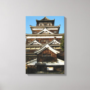 Hiroshima Castle 広島城, Hiroshima, Japan Canvas Print