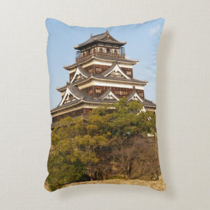 Hiroshima Castle 広島城, Hiroshima, Japan Decorative Cushion