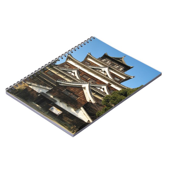 Hiroshima Castle 広島城, Hiroshima, Japan Notebook (Left Side)