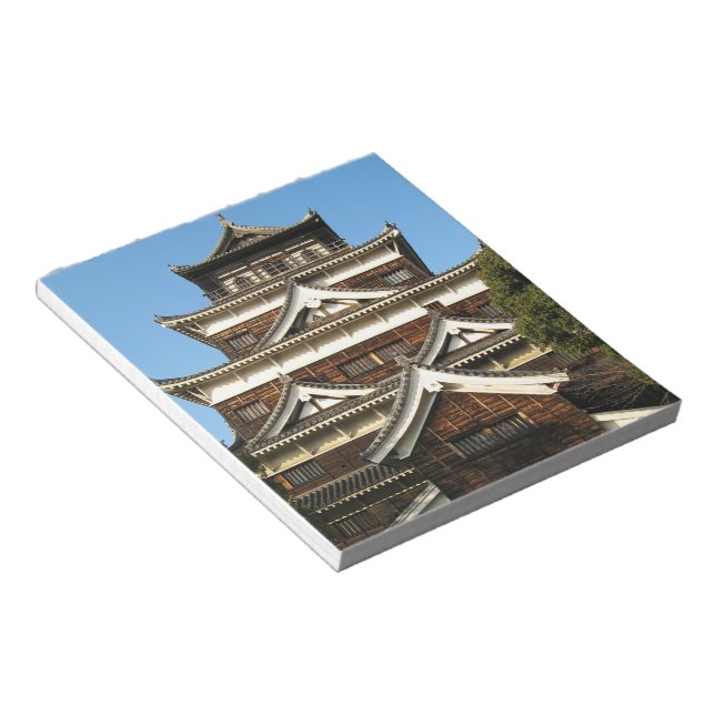 Hiroshima Castle 広島城, Hiroshima, Japan Notepad (Angled)