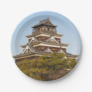 Hiroshima Castle 広島城, Hiroshima, Japan Paper Plate