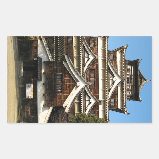Hiroshima Castle 広島城, Hiroshima, Japan Rectangular Sticker (Front)