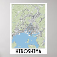 Hiroshima, Japan map