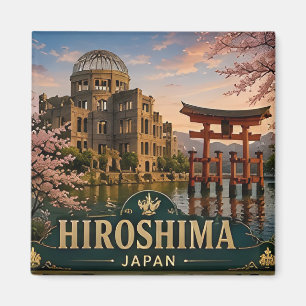🧲 Hiroshima Japan Travel Keepsake For Visitors 🧲 Magnet